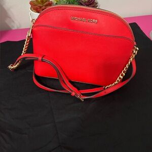 Brand New With Tag Authentic Michael Kors Red Crossbody Bag